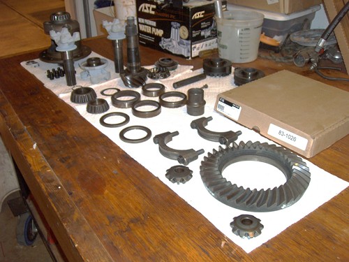 disassembled differential